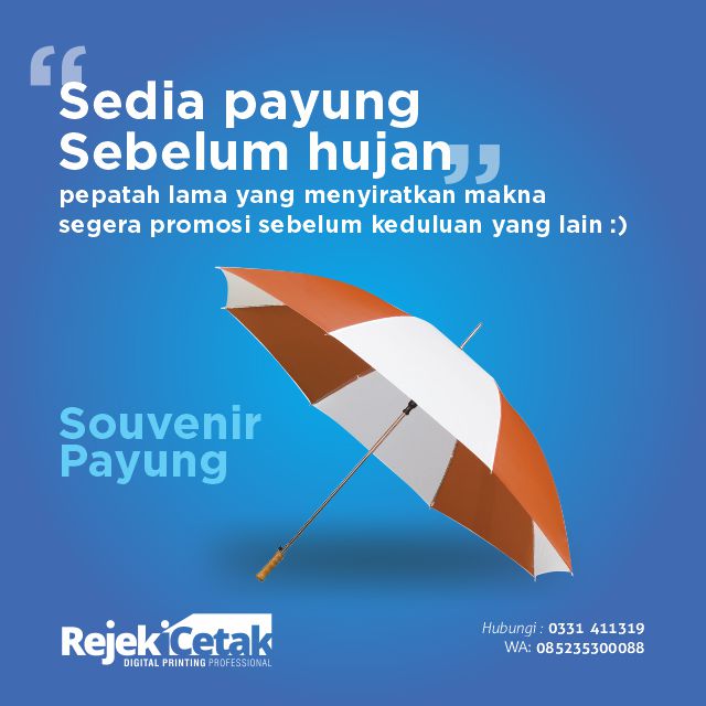 Payung Sablon Promosi