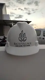cutting stiker helm proyek rich village jember