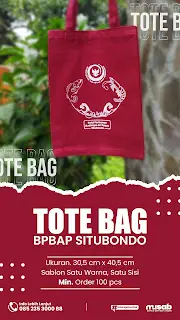 Custom Totebag di Jember - Desain Bebas, Harga Terjangkau | Rejeki Cetak