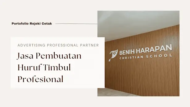 Jasa Pembuatan Huruf Timbul Profesional di Jember & Jasa Pembuatan Huruf Timbul Terpercaya di Jember