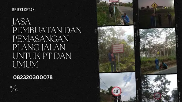 Jasa Pembuatan & Pemasangan Plang Jalan Profesional | Siap Pasang di Seluruh Indonesia