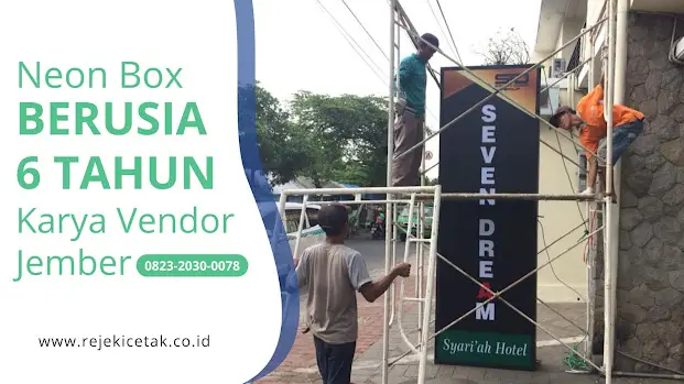 Kisah Sukses Neon Box Berusia 7 Tahun Hotel Sevendream Syariah Jember