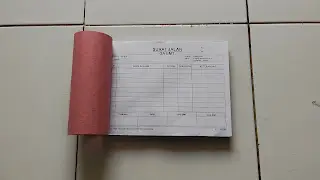 tampak depan nota ncr