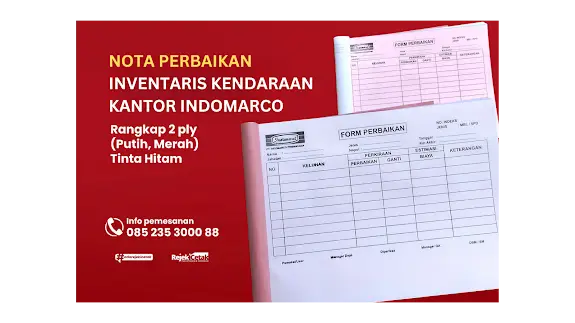 Efisiensi Operasional Pabrik: Mengapa Form NCR Rangkap Masih Menjadi Standar Emas Pencatatan (Studi Kasus: Form Inventaris Indomarco)