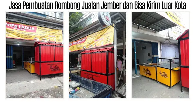 Jasa Pembuatan Rombong Jualan di Jember dan Bisa Kirim Luar Kota
