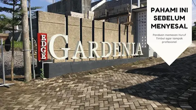 Hal yang Perlu Diketahui dalam Pemesanan Huruf Timbul: Panduan Lengkap untuk Hasil Maksimal