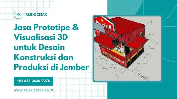 🛠️ Jasa Prototipe & Visualisasi 3D untuk Desain Konstruksi dan Produksi di Jember