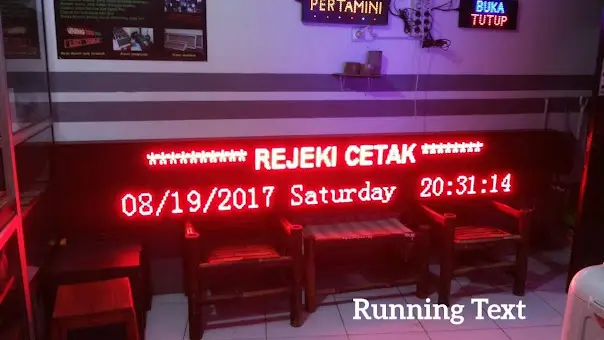 Jasa Pembuatan Running Text Jember