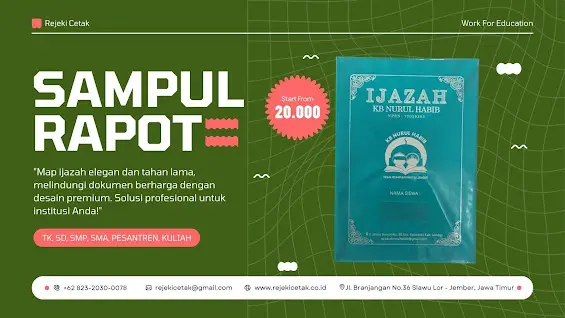 Jasa Pembuatan Map Ijazah Mulai dari 20ribu dan Contohnya