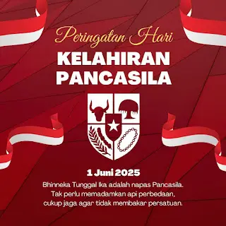 template ucapan hari lahir pancasila 1 juni 2025