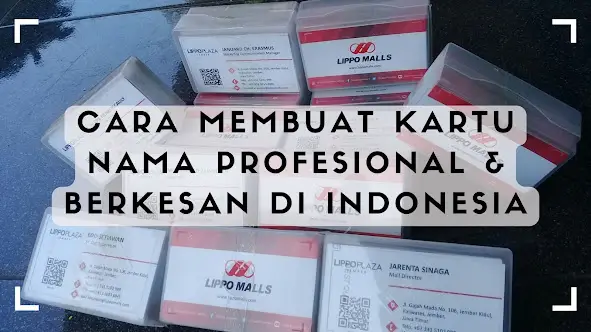 📇 Panduan Ultimate: Cara Membuat Kartu Nama Profesional & Berkesan di Indonesia