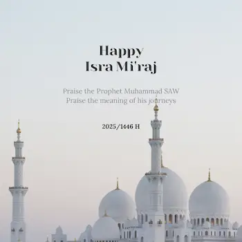 Template Gratis Isra' Mi'raj 2025