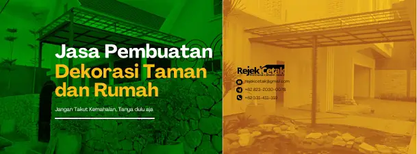 Jasa Pembuatan Dekorasi Rumah dan Taman Area Jember dan sekitarnya