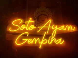 Neon Flex Soto Ayam Gempita Neon Flex Soto Ayam Gempita