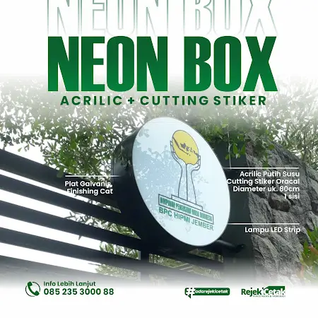 Model Neon Box Terbaru untuk Bisnis Anda di Rejeki Cetak