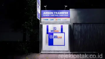 Kios Arbon transfer BRI Link Malam Kios Arbon transfer BRI Link Malam