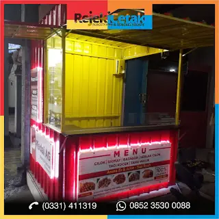 Rombong Kontainer, rombong tren saat ini oleh bengkel kreatif di jember