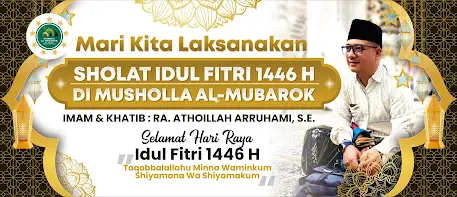 banner sholat eid fitri idul fitri