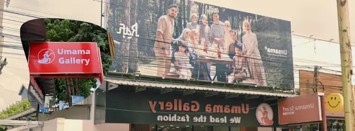 Brand Umama: Pakaian Syar'i Terkenal Cabang Jember Bekerja Sama dengan Rejeki Cetak dalam Pembuatan Neon Box