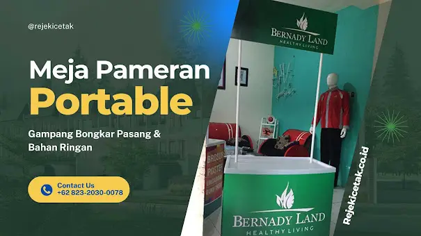 Meja Pameran Portable: Solusi Praktis untuk Perumahan Bernady Land, Bongkar Pasang Cuma 5 Menit!