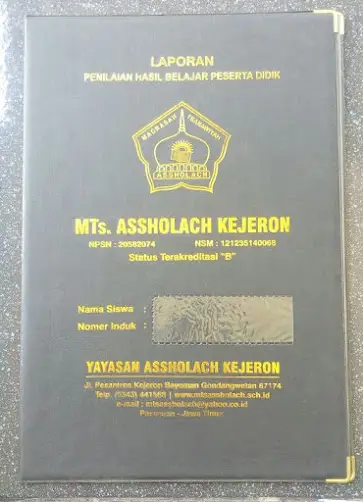 Sampul Raport - Map Ijazah Pasuruan