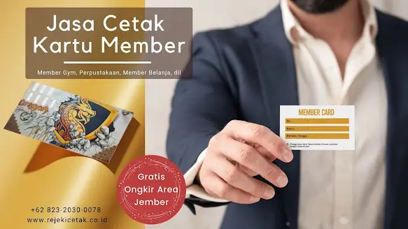 Jasa Cetak Kartu Member (Gratis Ongkir Area Jember) – Berkualitas & Awet!