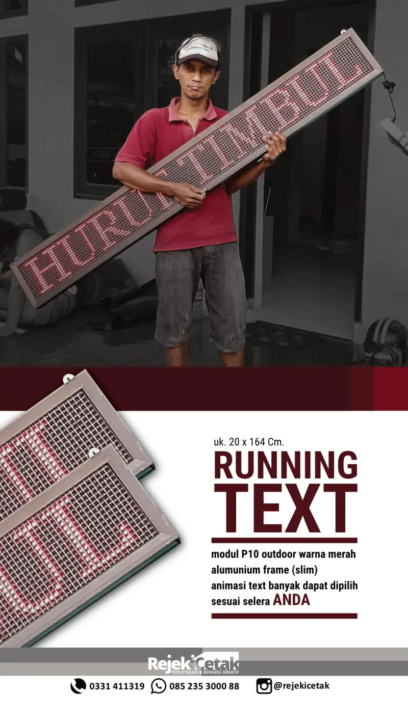 Running Text 3
