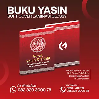 Jasa Desain & Cetak Buku Yasin – Bisa Request Layout Sesuai Keinginan