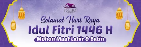 banner selamat hari raya idul fitri doho