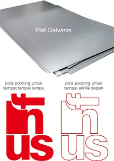 plat galvanis untuk pemotongan
