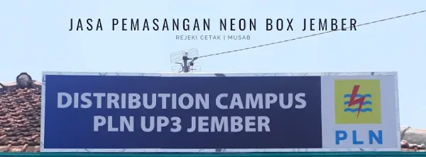 Alhamdulillah, Rejeki Cetak Dipercaya PLN untuk Produksi Neon Box