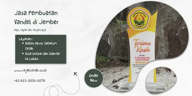 Vandel Akrilik Eksklusif untuk Acara Resmi dan Kenang-Kenangan – Rejeki Cetak Jember