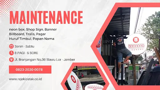 Jasa Perbaikan & Maintenance Neon Box, Billboard, Huruf Timbul Profesional – Jember & Seluruh Indonesia!