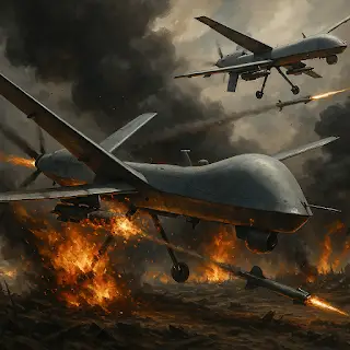 Masa Depan Perang: Akankah Drone dan Robot Humanoid Gantikan Tentara Manusia?