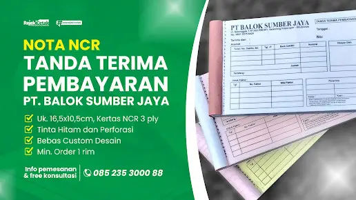 Percayakan Cetak Nota NCR-mu ke Rejeki Cetak: Solusi Profesional untuk Bisnis Anda