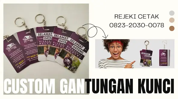 Homestay Rumah Kita Percayakan Pembuatan Gantungan Kunci Kamar kepada Rejeki Cetak