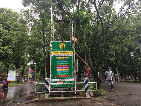 PESAN NEON BOX ACRILIC SEKALIGUS PEMASANGAN