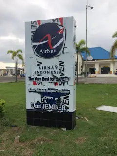 logo dan huruf timbul airnav KPNP jember