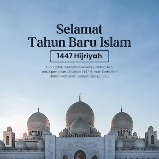 Template gratis Tahun Baru Hijriyah, inspirasi konten 2025, desain Instagram Story kreatif, download template WA Story.