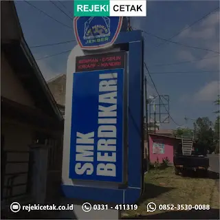 Supplier Neon Box Jember, Supplier Neon Box Murah di Jember