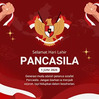 template ucapan hari lahir pancasila 1 juni 2025