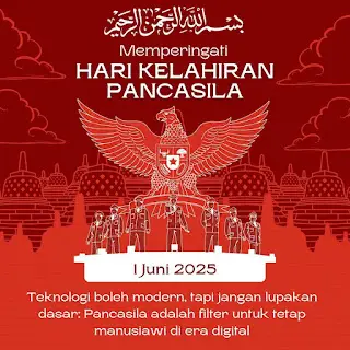 template ucapan hari lahir pancasila 1 juni 2025