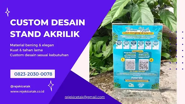 Jasa Pembuatan Custom Stand Akrilik Meja: Display Profesional untuk Bisnis