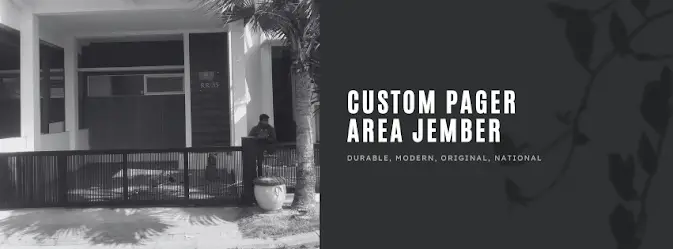 Proyek Pemasangan Pagar Custom di Perumahan Rich Village Jember