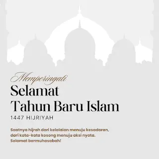 Template gratis Tahun Baru Hijriyah, inspirasi konten 2025, desain Instagram Story kreatif, download template WA Story.