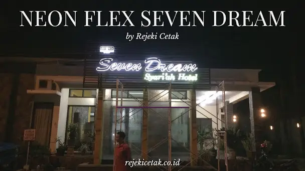 ✨  Sukses Produksi Neon Flex 3 Meter Tahan Cuaca & Auto Timer!