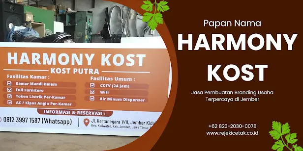 Jasa Pembuatan Papan Nama di Jember – Tampil Profesional dengan Desain Berkualitas