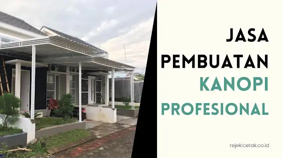 Pembuatan Kanopi Perumahan | Rejeki Cetak Ahlinya Kanopi Berkualitas! 🏡✨