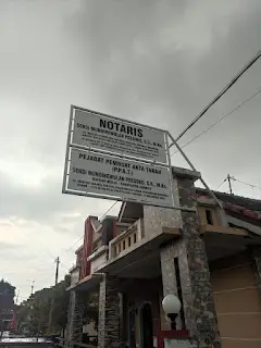 Plang Nama Notaris