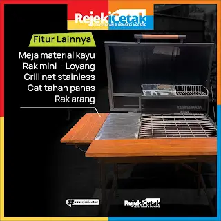 tong bakaran rak mini dan cat tahan panas